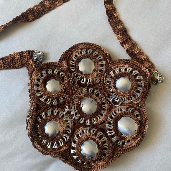 Handmade Bottle Can and Crochet Flower Bag - Picture 2 of 6